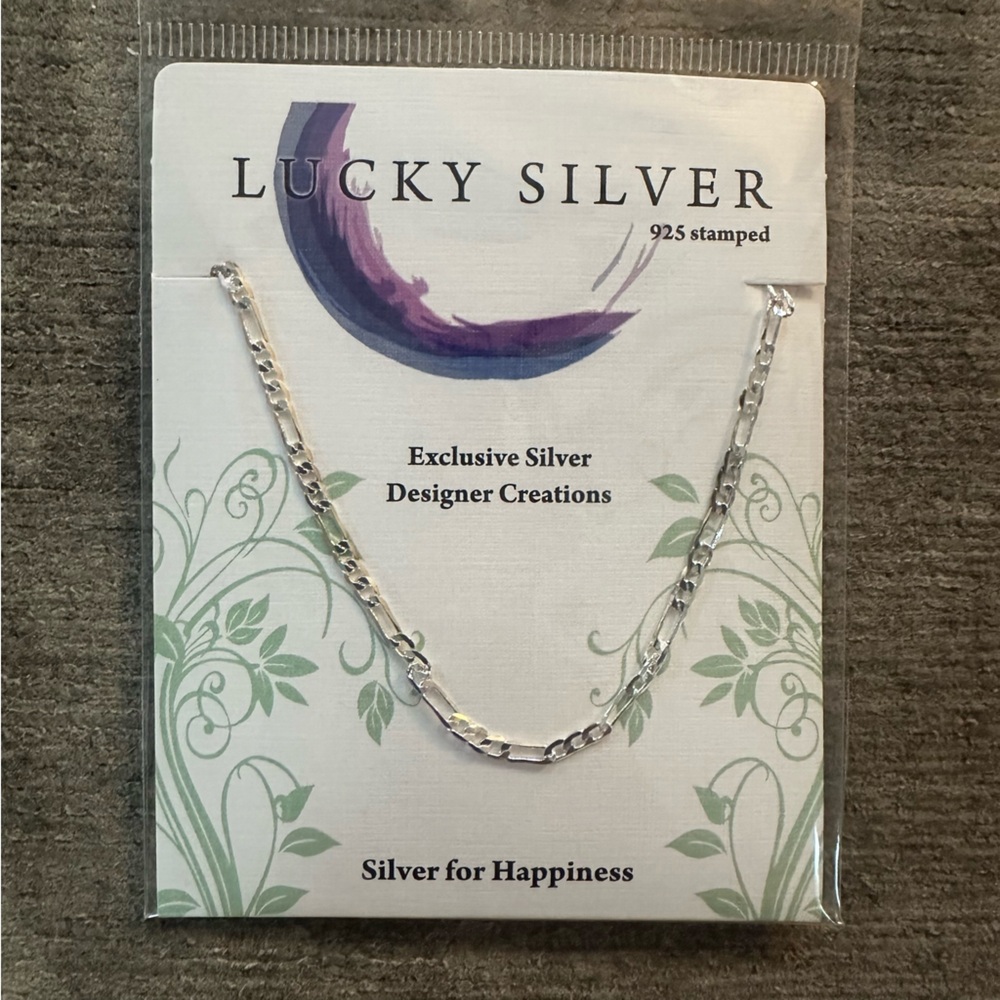 Lucky Silver Chain Necklace